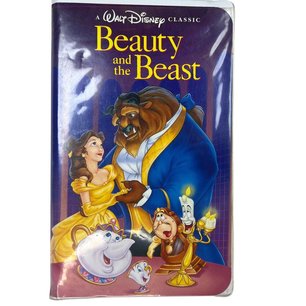 Walt Disney Classic Beauty and the Beast VHS Tape Vintage Collectors Item